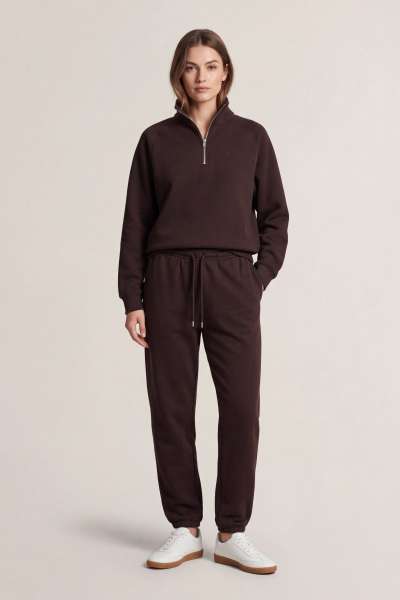 TRÉNINGNADRÁG GANT CHARM SWEAT PANTS DEEP BROWN