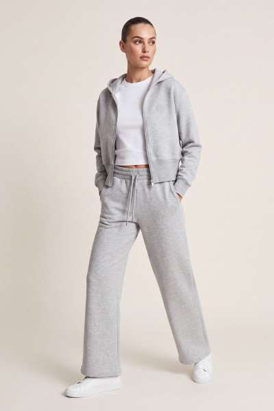 TRÉNINGNADRÁG GANT JERSEY SCUBA SWEATPANTS LIGHT GREY MELANGE