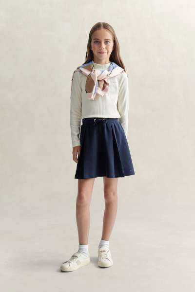 SZOKNYA GANT SWEAT SKIRT EVENING BLUE