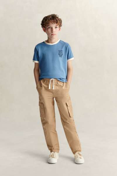 NADRÁG GANT RELAXED CARGO TROUSER DARK KHAKI