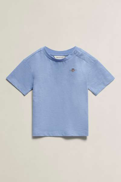 PÓLÓ GANT SHIELD SS SLUB T-SHIRT MISTY LAVENDER