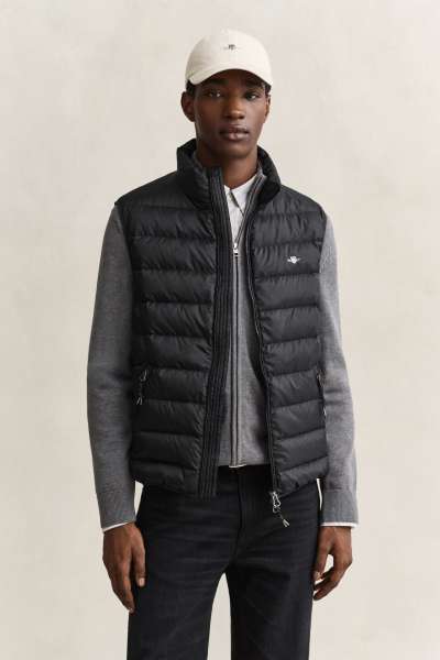 MELLÉNY GANT LIGHT DOWN VET BLACK