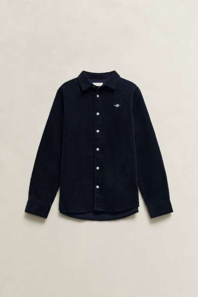 ING GANT CORDUROY LS SHIRT EVENING BLUE