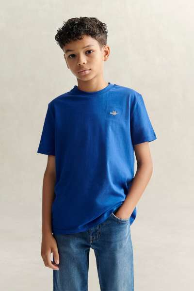 PÓLÓ GANT SHIELD SS T-SHIRT CRISP BLUE