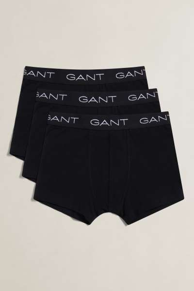 ALSÓNEMŰ GANT 3 PACK BOXERS BRIEFS BLACK