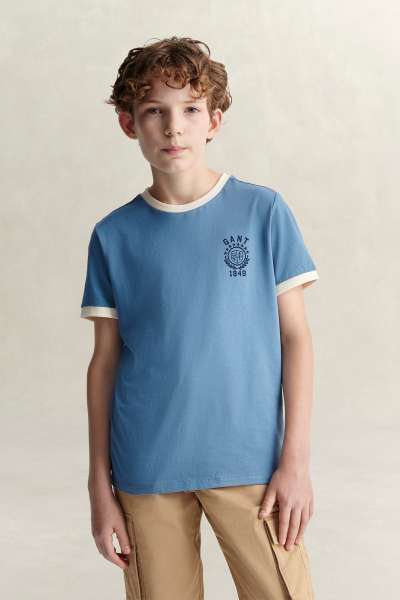 PÓLÓ GANT RINGER T-SHIRT SALTY SEA