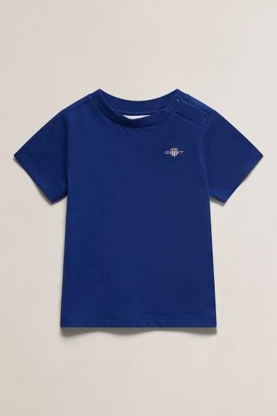 PÓLÓ GANT SHIELD SS T-SHIRT CRISP BLUE
