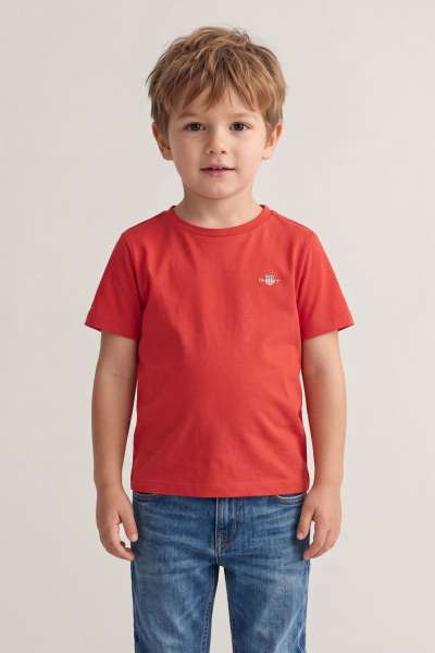 PÓLÓ GANT SHIELD SS T-SHIRT MAPLE FIRE