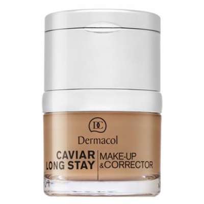 Dermacol Caviar Long Stay Make-Up & Corrector hosszantartó make-up és korrektor kaviár kivonattal 5 Cappuccino 30 ml