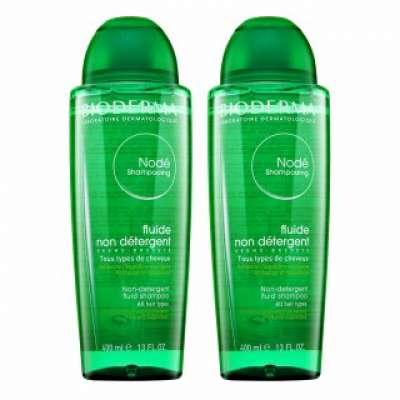 Bioderma Nodé Non-Detergent Fluid Shampoo nem irritáló sampon minden hajtípusra 2 x 400 ml