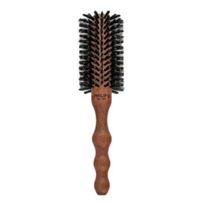 PHILIP B Large Round Hairbrush 65 mm hajkefe vaddisznó sörtékkel