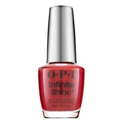 OPI Infinite Shine Gel-Like Lacquer körömlakk géles hatással Big Apple Red 15 ml