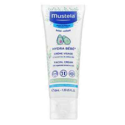 Mustela Hydra Bébé Facial Cream arc krém gyerekeknek 40 ml