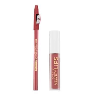 Eveline OH! My Velvet Lips Matt Lip Kit ajakápoló készlet mattító hatásért 13 Brownie Biscotti 4,5 ml