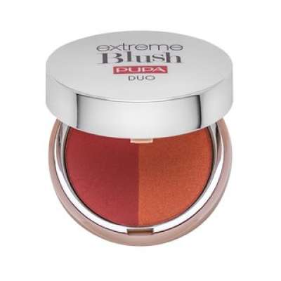 Pupa Extreme Blush DUO púderes arcpír 130 Matt Salmon - Radiant Peach 4 g