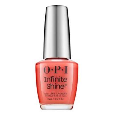 OPI Infinite Shine Gel-Like Lacquer körömlakk géles hatással Megawatt Hot 15 ml