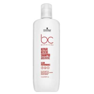 Schwarzkopf Professional BC Bonacure Repair Rescue Shampoo Arginine erősítő sampon sérült hajra 1000 ml