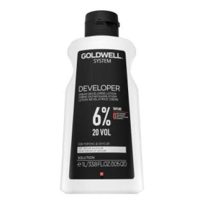 Goldwell System Cream Developer Lotion fejlesztő emulzió minden hajtípusra 6% 20 Vol. 1000 ml