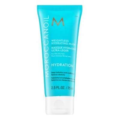 Moroccanoil Hydration Weightless Hydrating Mask erősítő maszk száraz és vékony szálú hajra 75 ml