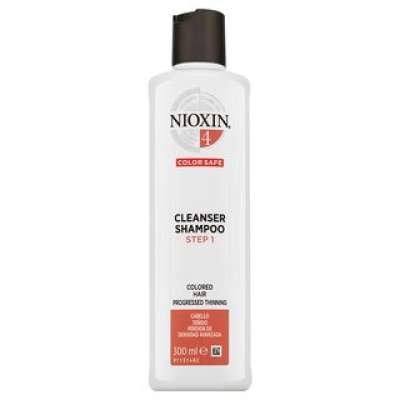 Nioxin System 4 Cleanser Shampoo tisztító sampon ritkuló hajra 300 ml