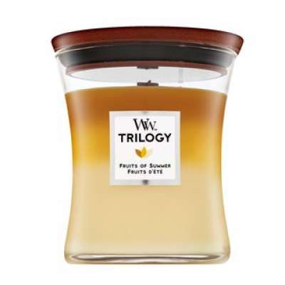 Woodwick Trilogy Fruits of Summer illatos gyertya 275 g