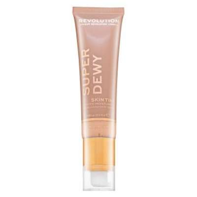 Makeup Revolution Super Dewy Skin Tint Moisturizer tonizáló és hidratáló emulziók Medium Light 55 ml