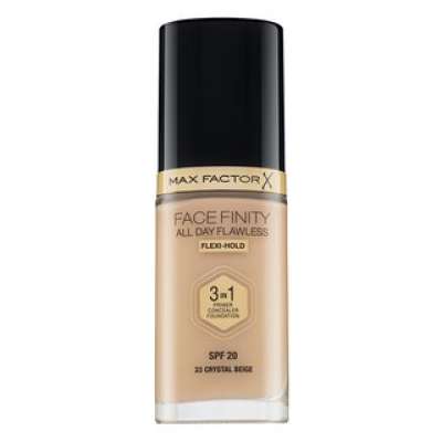 Max Factor Facefinity All Day Flawless Flexi-Hold 3in1 Primer Concealer Foundation SPF20 folyékony make-up 3 az 1-ben 33 30 ml