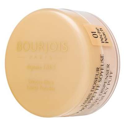 Bourjois Loose Powder púder az egységes és világosabb arcbőrre 01 Peach 32 g