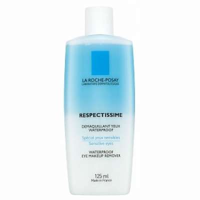 La Roche-Posay Respectissime Waterproof Eye Makeup Remover kétfázisú sminklemosó a tartós és vízálló smink eltávolításához 125 ml