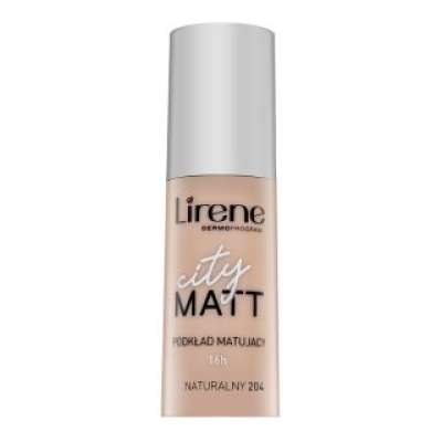 Lirene City Matt Mattifying Liquid Foundation fluid make-up matt hatású 204 Natural 30 ml