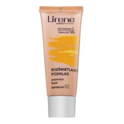 Lirene Brightening Fluid with Vitamin C fluid make-up tónusegyesítő 02 Natural 30 ml