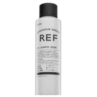 REF Dry Shampoo Brown N°204 száraz sampon sötét hajra 200 ml