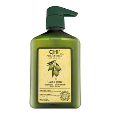 CHI Naturals with Olive Oil Hair & Body Shampoo sampon hajra és testre 340 ml