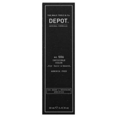 Depot No. 506 Invisible Color semi permanens szín hajra és szakállra Natural Steel 60 ml