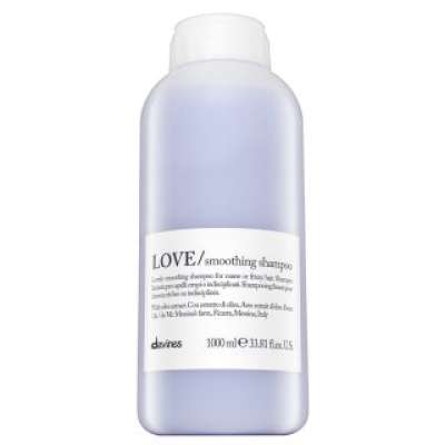 Davines Essential Haircare Love Smoothing Shampoo hajsimító sampon puha és fényes hajért 1000 ml