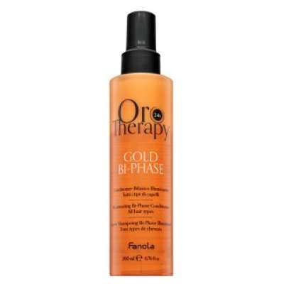 Fanola Oro Therapy 24k Gold Bi-Phase Conditioner öblítés nélküli kondicionáló puha és fényes hajért 200 ml