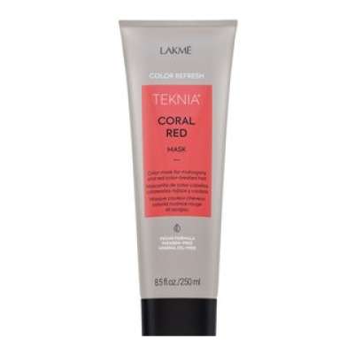 Lakmé Teknia Color Refresh Coral Red Mask tápláló maszk színes pigmentekkel a vörös árnyalatok újraélesztéséhez 250 ml
