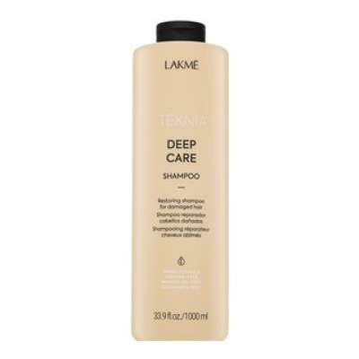 Lakmé Teknia Deep Care Shampoo tápláló sampon száraz és sérült hajra 1000 ml