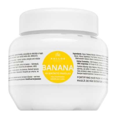 Kallos Banana Fortifying Hair Mask erősítő maszk gyenge hajra 275 ml
