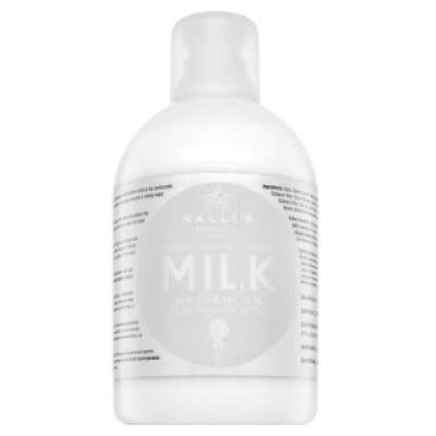 Kallos Milk Shampoo erősítő sampon száraz és sérült hajra 1000 ml