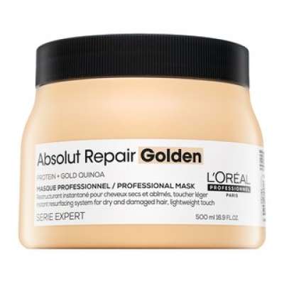 L´Oréal Professionnel Série Expert Absolut Repair Gold Quinoa + Protein Golden Masque tápláló maszk nagyon sérült hajra 500 ml