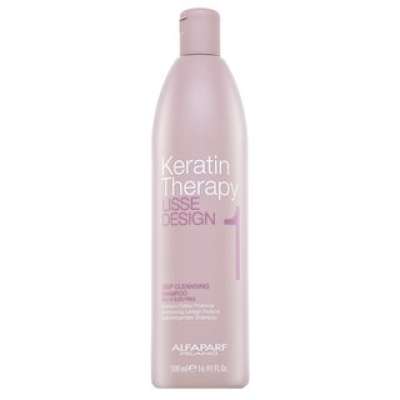 Alfaparf Milano Lisse Design Keratin Therapy Deep Cleansing Shampoo mélytisztító sampon minden hajtípusra 500 ml
