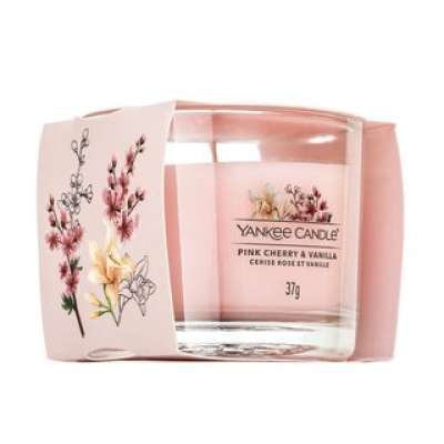 Yankee Candle Pink Cherry Vanilla fogadalmi gyertya 37 g