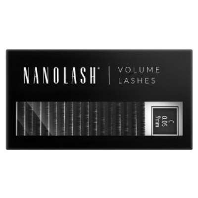 Nanolash Volume Lashes 0.05 C műszempillák 9 mm