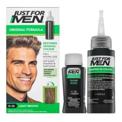 Just For Men Shampoo-in Haircolour színező sampon férfiaknak H25 Light Brown 66 ml