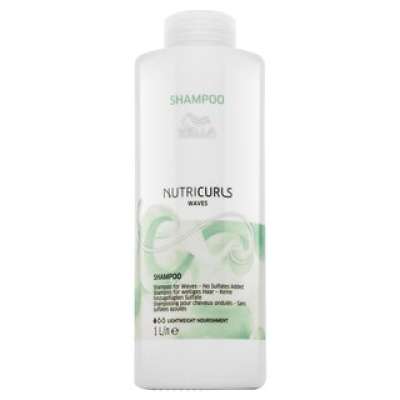Wella Professionals Nutricurls Waves Shampoo tápláló sampon hullámos hajra 1000 ml