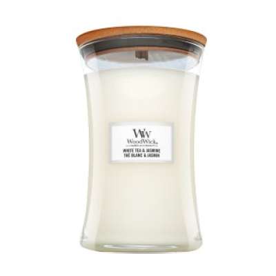 Woodwick White Tea & Jasmine illatos gyertya 610 g
