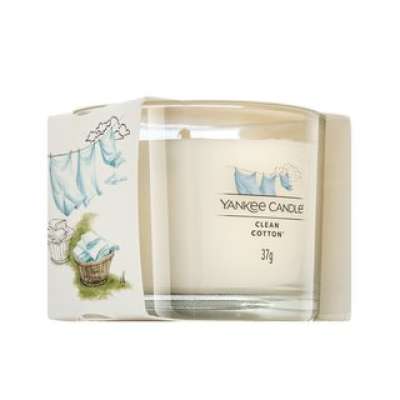Yankee Candle Clean Cotton fogadalmi gyertya 37 g