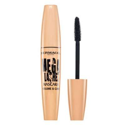 Dermacol Mega Lashes Mascara Volume & Care szempillaspirál szempilla meghosszabbítására és volumenre Black 11 ml