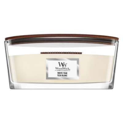 Woodwick White Teak illatos gyertya 453,6 g